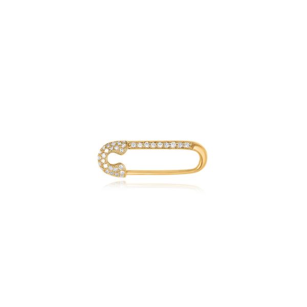 PAVÉ SAFETY PIN CHARM