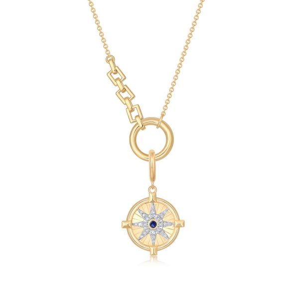COMPASS STAR TOGGLE NECKLACE
