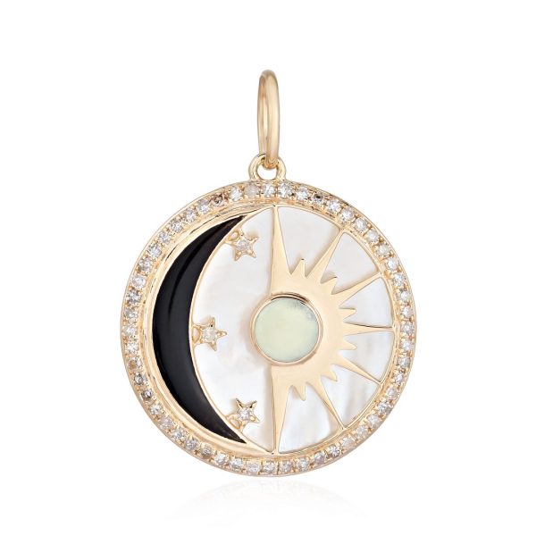 MOTHER OF PEARL ECLIPSE PENDANT