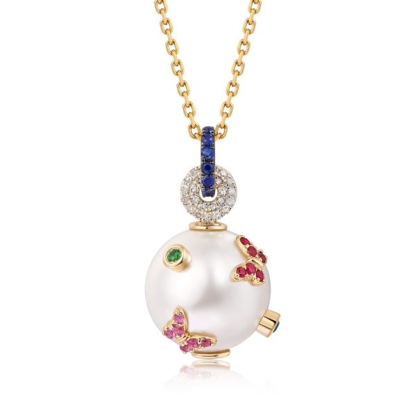 BUTTERFLY PEARL PENDANT