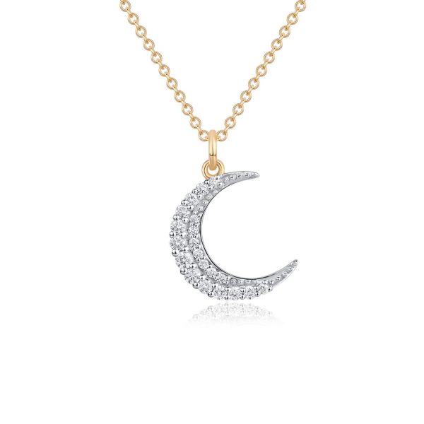 PAVÉ CRESCENT MOON PENDANT