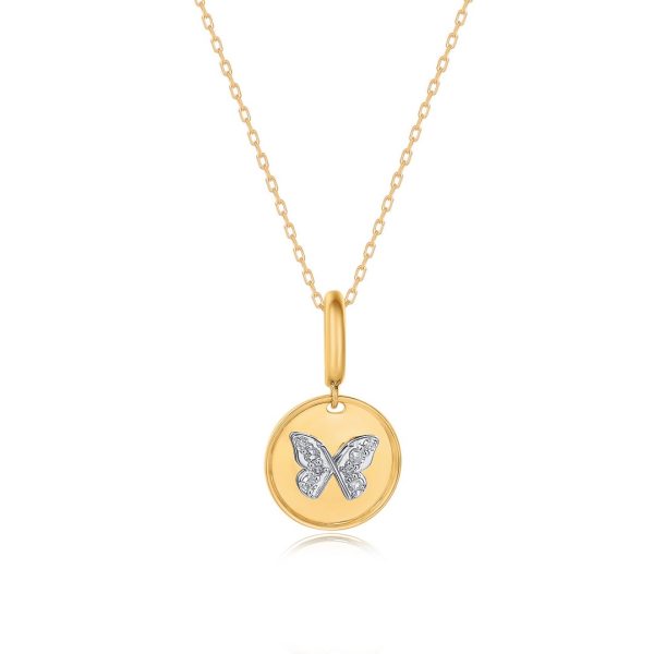 BUTTERFLY DISK PENDANT