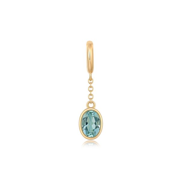 AQUAMARINE DROP CHARM