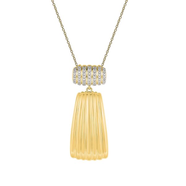 FLUTED TASSEL PENDANT