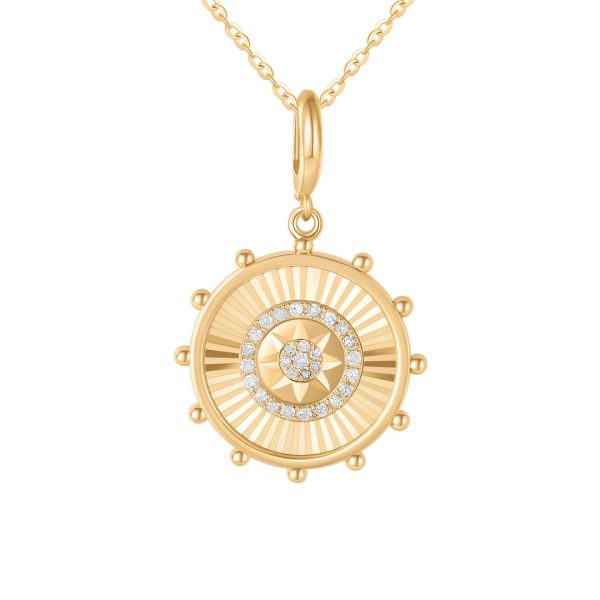 FLUTED SUN PENDANT