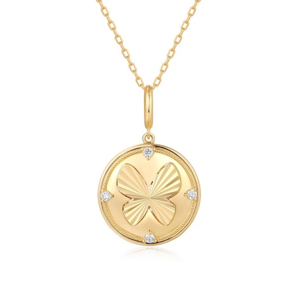 BUTTERFLY MEDALLION PENDANT