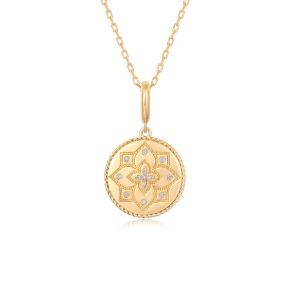 QUATREFOIL MEDALLION PENDANT
