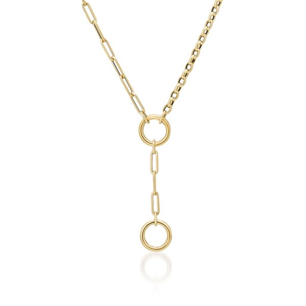 OVAL-ROLO PAPER-CLIP CHAIN