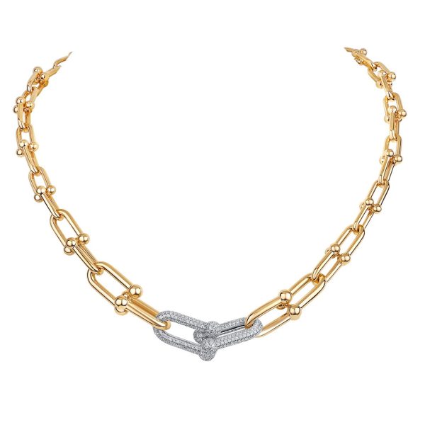 GRADUATED U-LINK NECKLACE