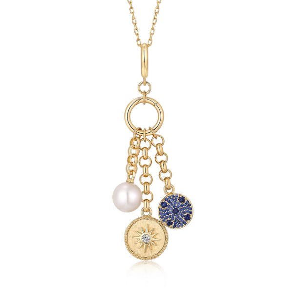 CELESTIAL AMULET MULTI-CHARM NECKLACE
