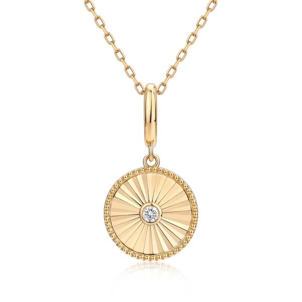 0.05CT DIAMOND ROUND PENDANT