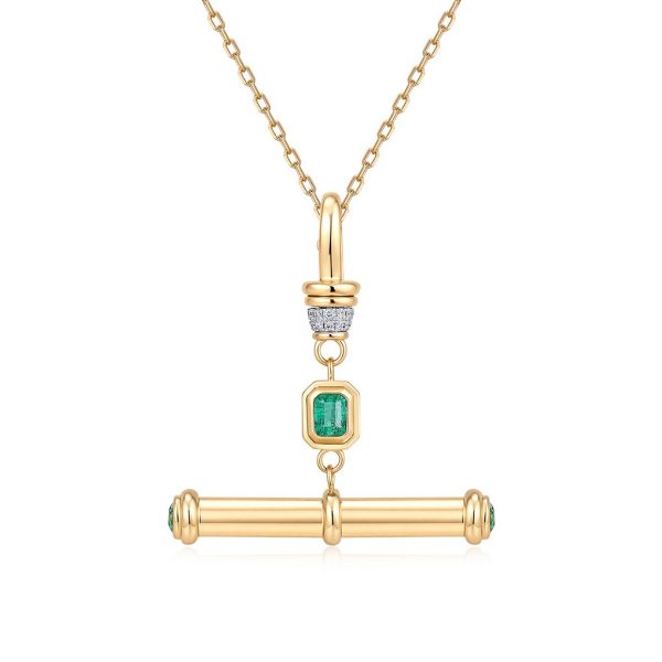 EMERALD TOGGLE PENDANT