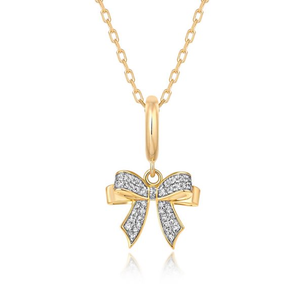 RIBBON BOW PENDANT
