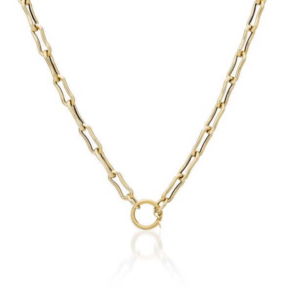 14KY WAVY LINK CHAIN