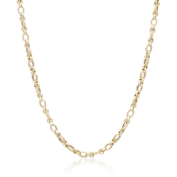14KY OVAL DOUBLE-LOOP CHAIN