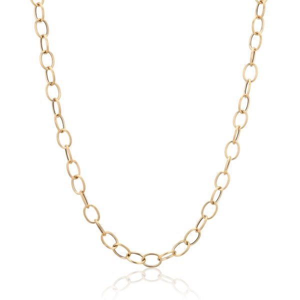 TEXTURED OVAL CHAIN
