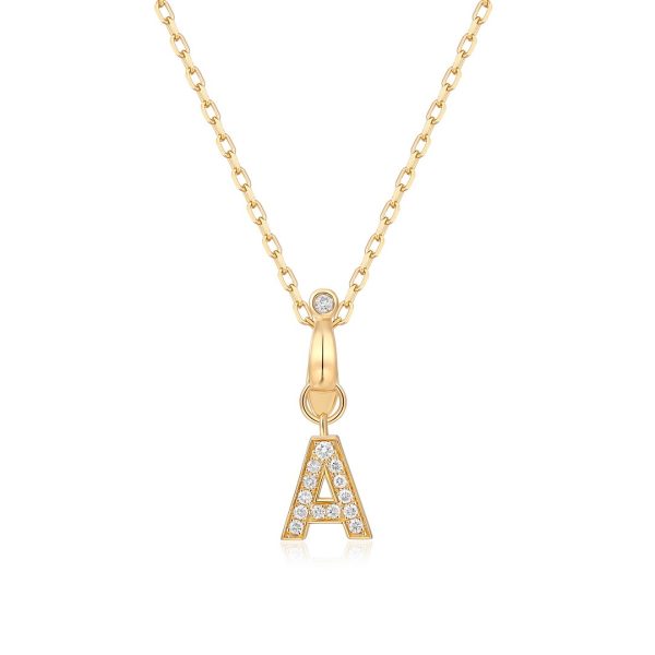 INITIAL'S LETTER BAIL CHARM