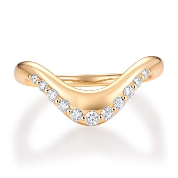 WAVY PAVร ETERNITY BAND