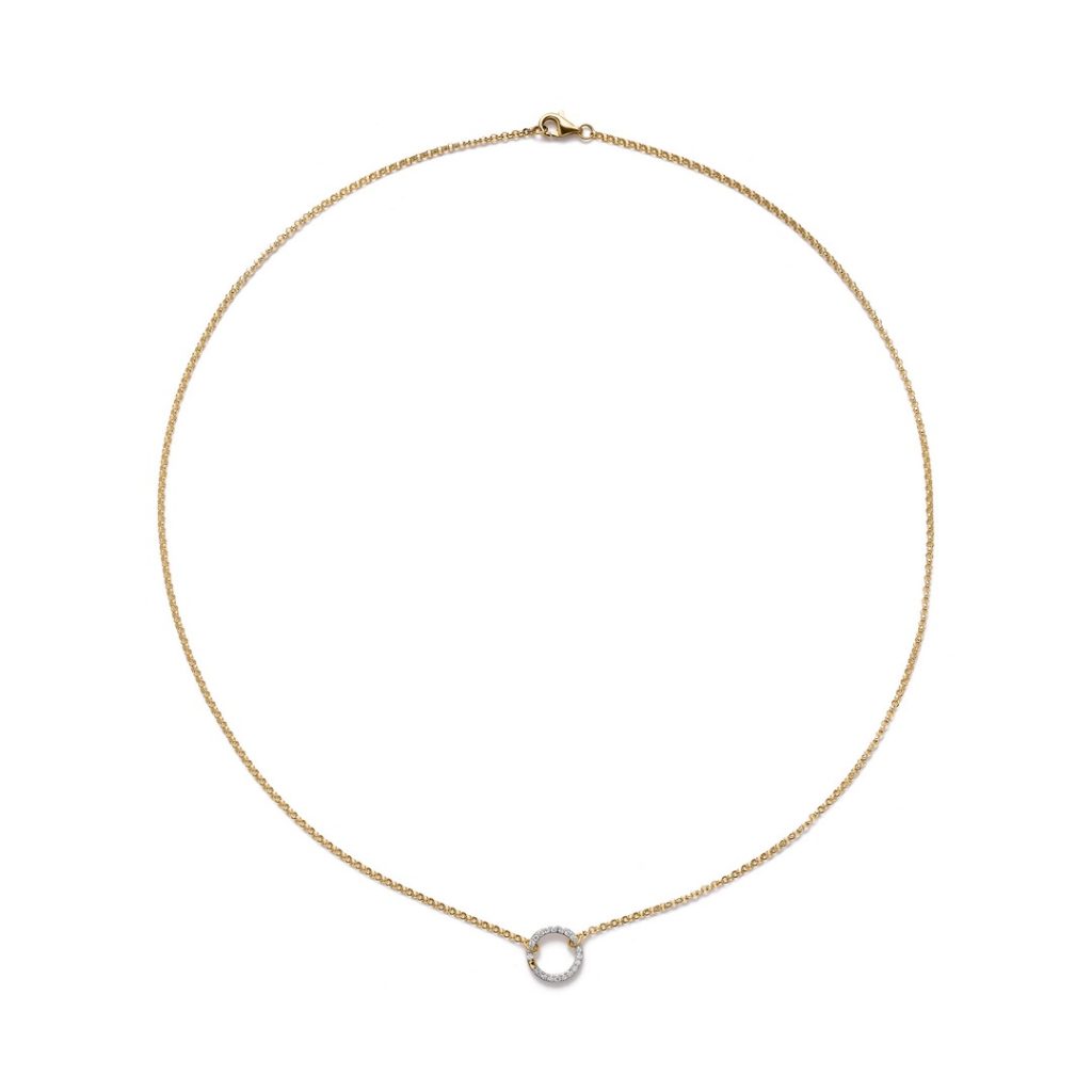 PAVE OPENABLE CLASP NECKLACE