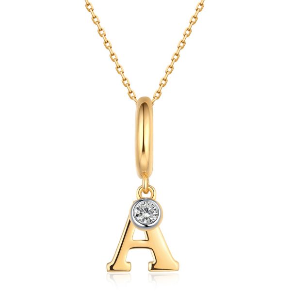 INITIALS DIAMOND PENDANT