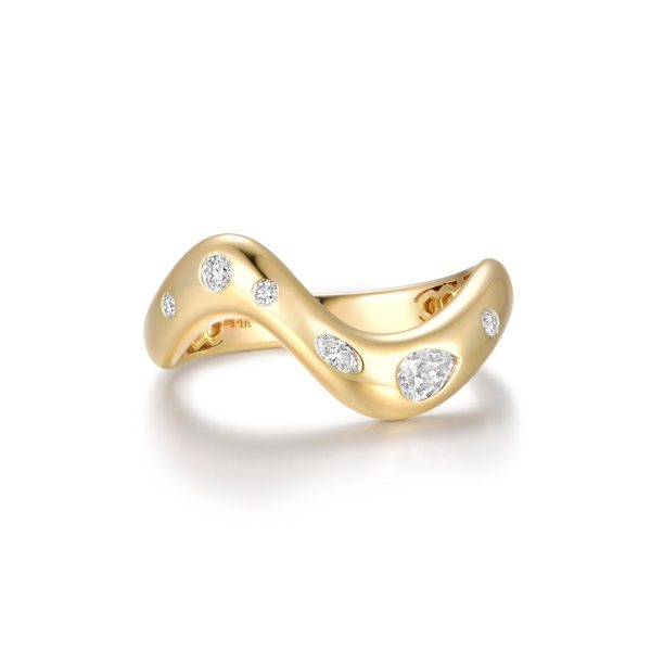 FLUSH SET WAVE RING